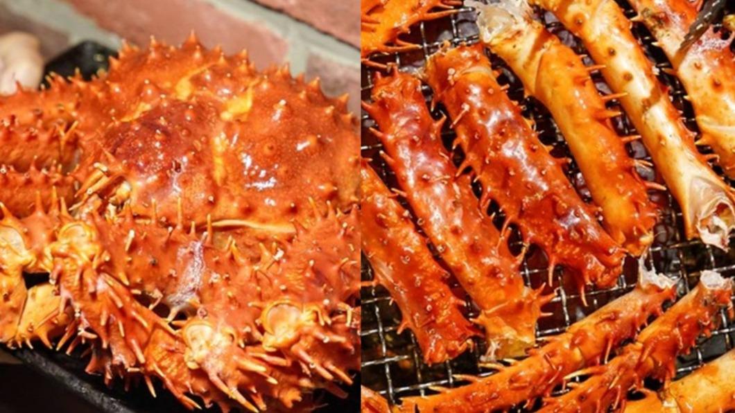 整隻帝王蟹任吃。(圖/別墅裡的100種味道提供)