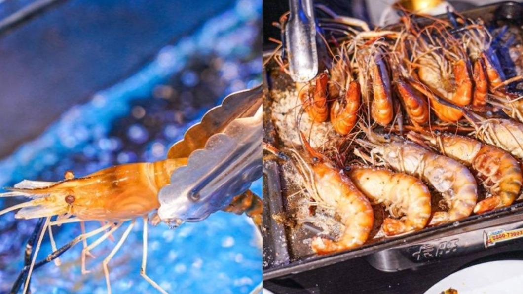 流水道現撈泰國蝦。(圖/艾薇覓食趣提供)