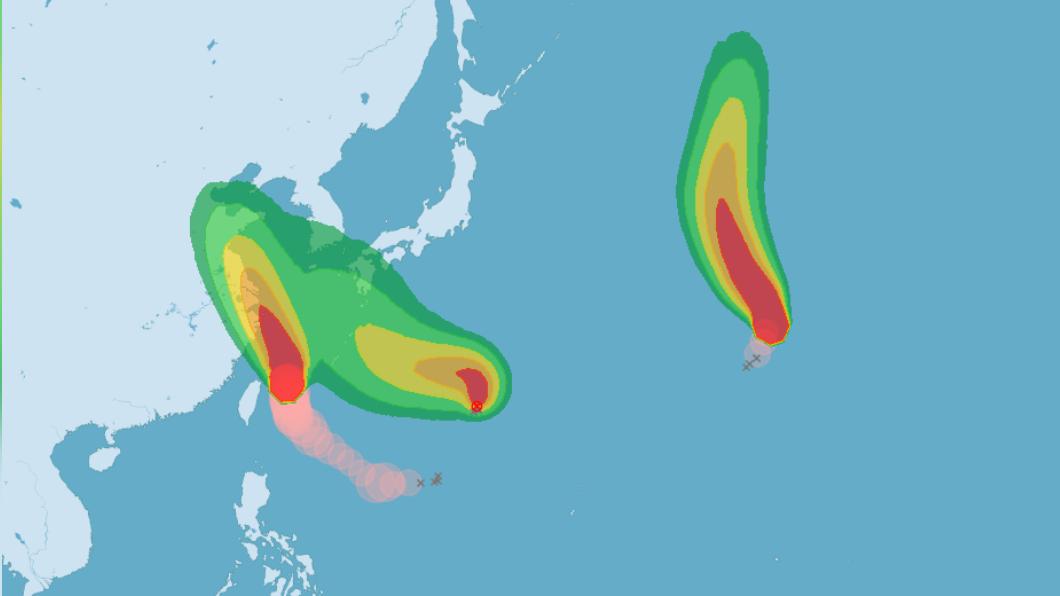 三颱將共舞!9縣市豪大雨 「南瑪都」估今生成影響機率曝