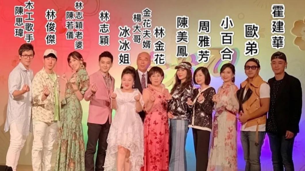 先前林金花70大壽,白冰冰和陳美鳳都有現身。(圖/翻攝自白冰冰臉書)