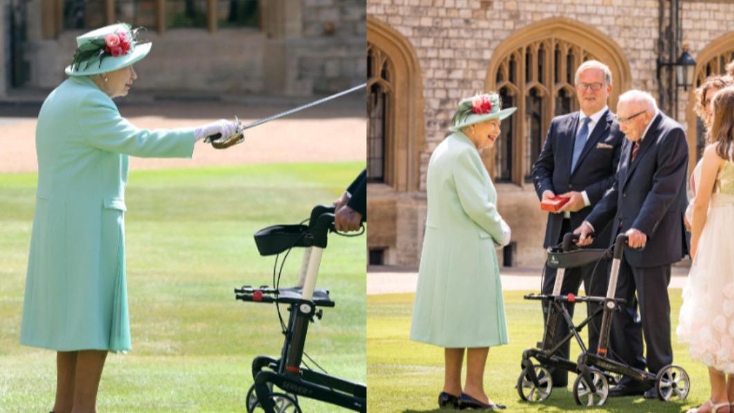 英國女王身穿的套裝顏色相當繽紛。(圖/翻攝自IG@theroyalfamily)