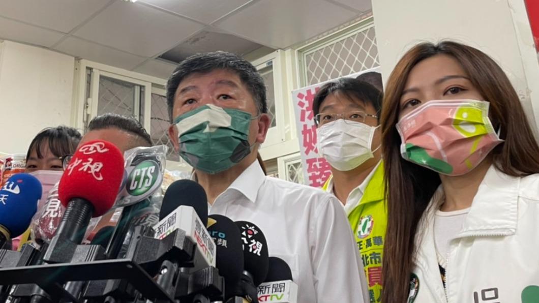 民進黨台北市長參選人陳時中。(圖/TVBS)