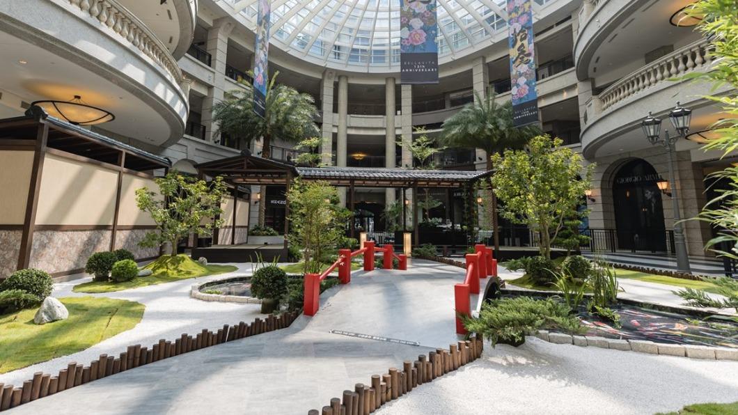 館內提供全台最大的室內日式造景。（圖／BELLAVITA寶麗廣塲提供）