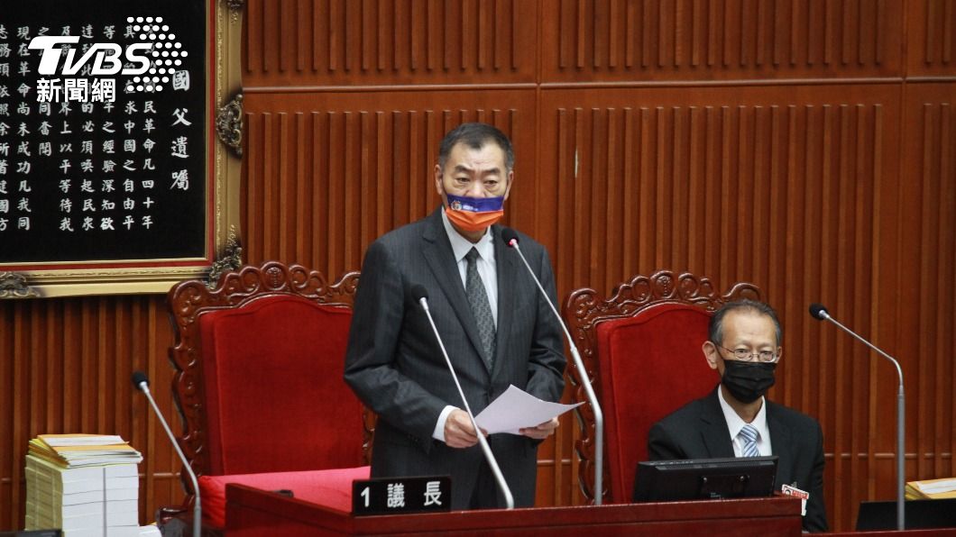 台北市議會議長陳錦祥。(圖/TVBS)