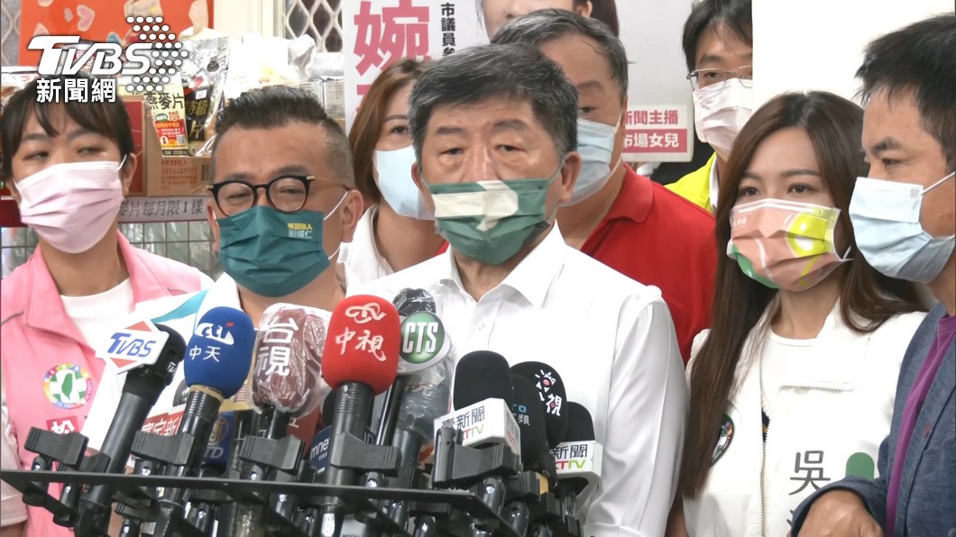 民進黨台北市長候選人陳時中(圖/TVBS)
