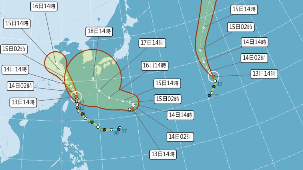 颱風「南瑪都」將生成!三颱恐共舞 明雨彈橫掃3地區