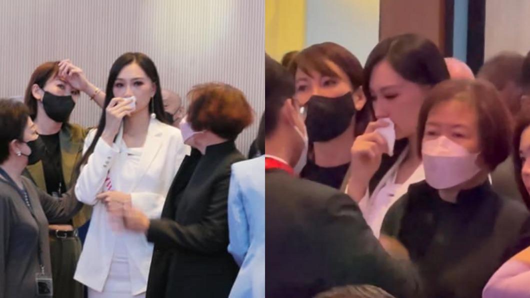 台灣選美佳麗高曼容「遭陸打壓」被阻擋上台 委屈落淚畫面曝光