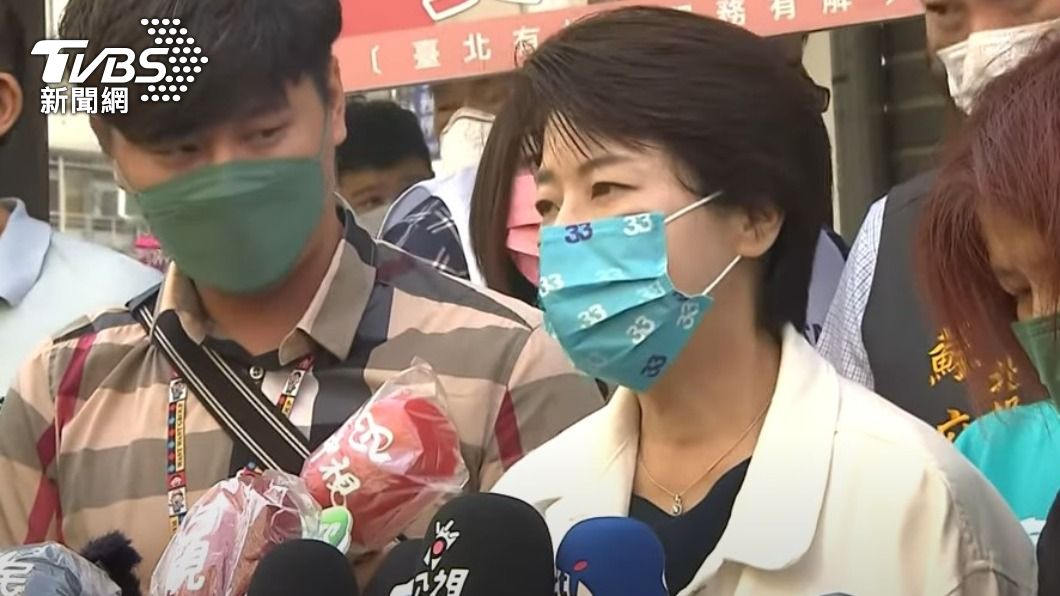 台北市長參選人黃珊珊。(圖/TVBS)