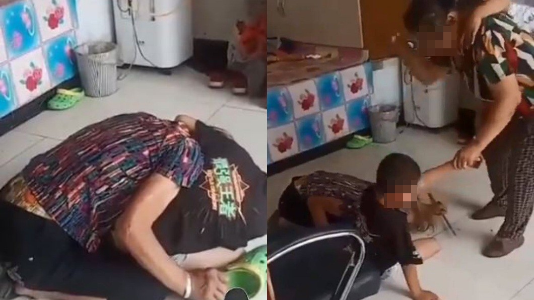 最讓人傻眼的是全程都有家人拍攝卻不見有人制止男童行為造成悲劇。(圖/翻攝自推特Byron Wan @Byron_Wan)