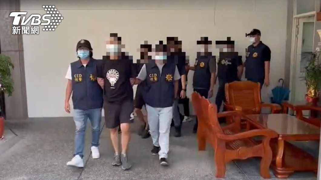 嫌犯當場被逮捕。（圖／TVBS）