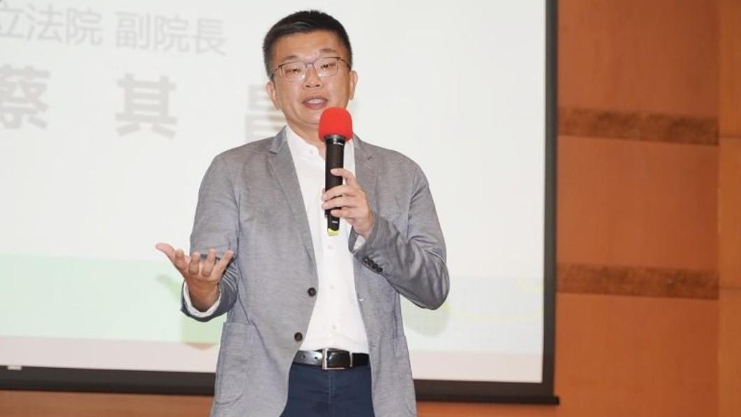 民進黨台中市長參選人蔡其昌。(圖/中央社)