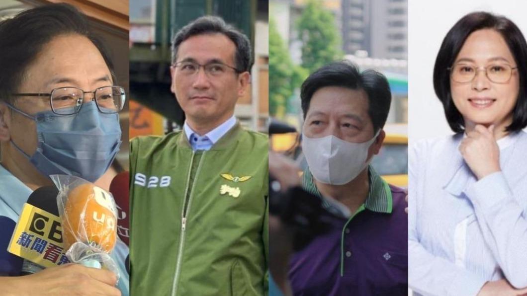 桃園選戰成四腳督局面。（圖／TVBS、鄭運鵬、鄭寶清、賴香伶臉書）
