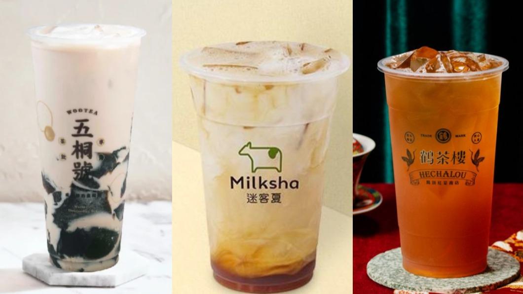 五桐號、迷客夏、鶴茶樓的指定夯品，也都有買一送一優惠。（圖／五桐號、迷客夏、鶴茶樓提供）