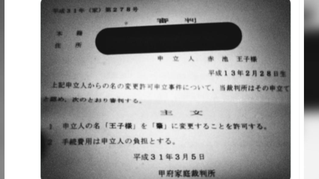 男子於高中畢業前改名。(圖/翻攝自推特@ipropera00777)