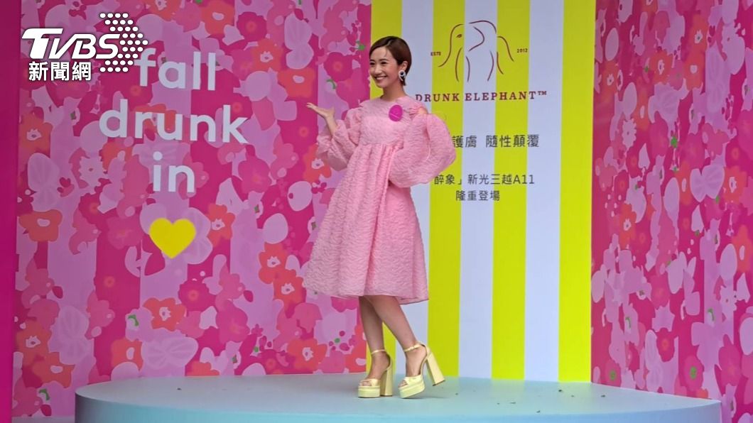 Lulu出席快閃活動。(圖/林彥君攝)