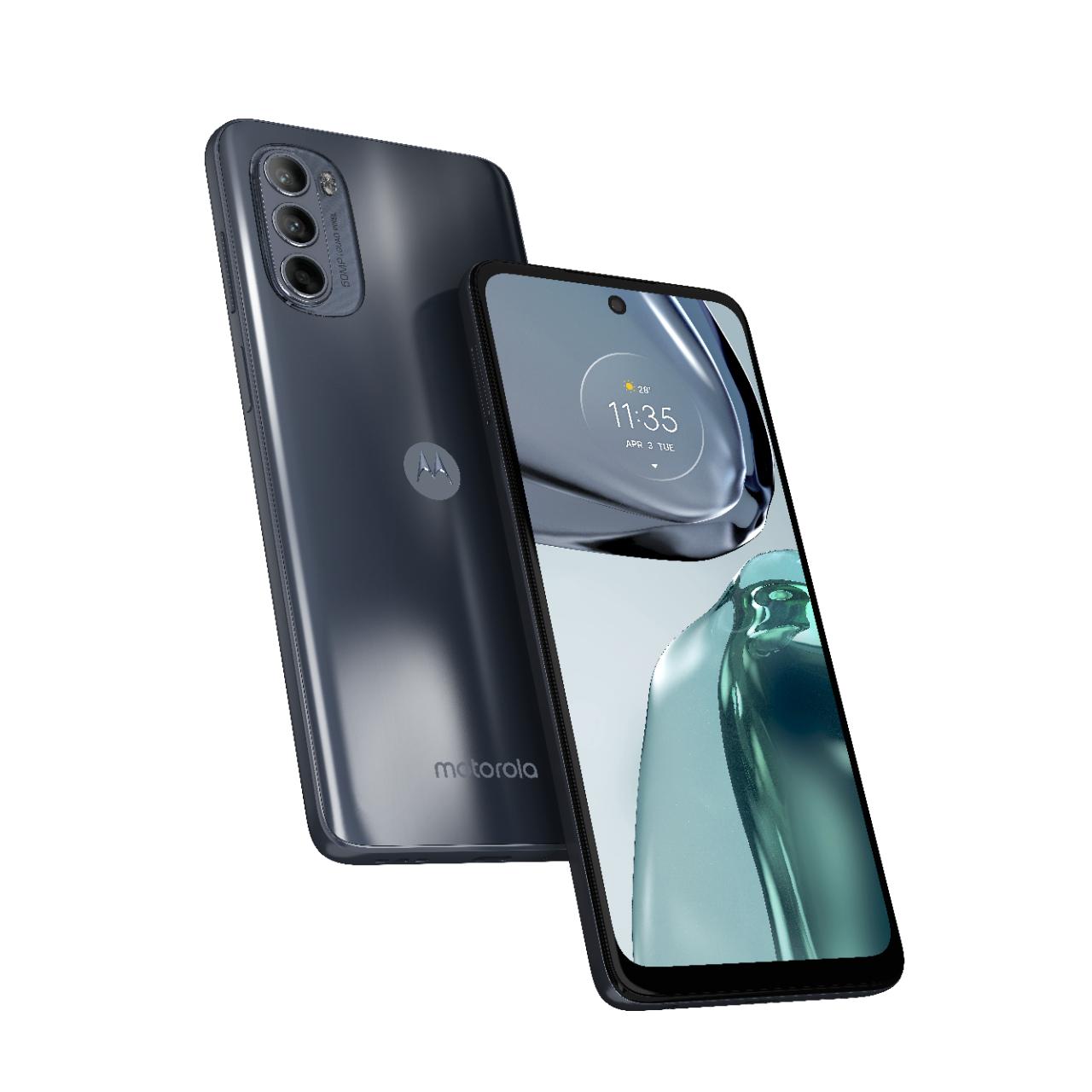 moto g62 5G上市搭載高通Snapdragon 480+晶片。(圖/Motorola提供)