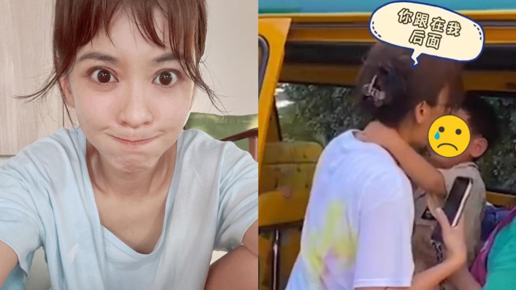 3歲兒上學爆哭「跟在我後面」！陳意涵跑步追車畫面笑翻