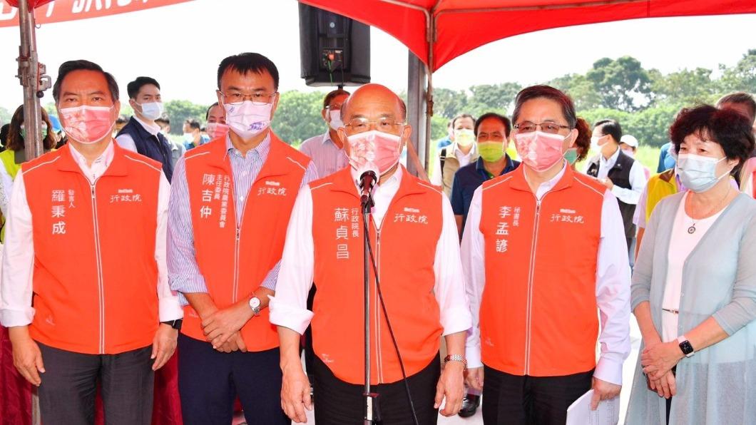 行政院長蘇貞昌表示,國安局長陳明通訪泰入境照遭外流一事,應由國安局說明。(圖/政院提供)