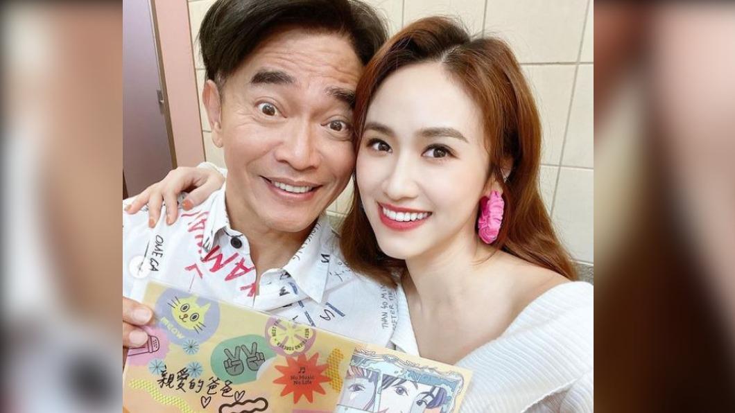 吳宗憲曾表示,Sandy在家中顏值排行第三。(圖/翻攝自Sandy IG)