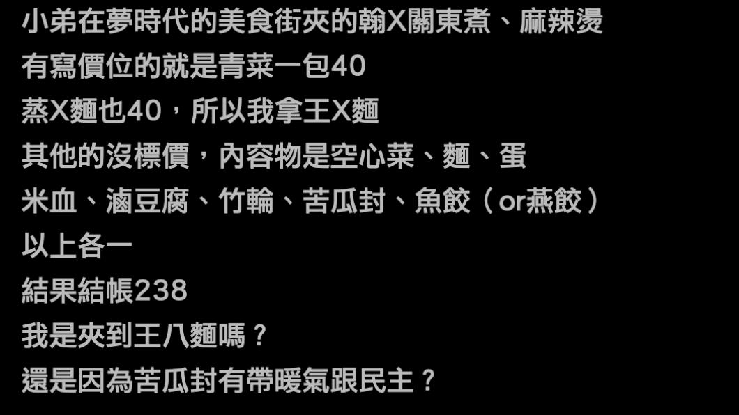 原PO發文。(圖/翻攝自PTT)