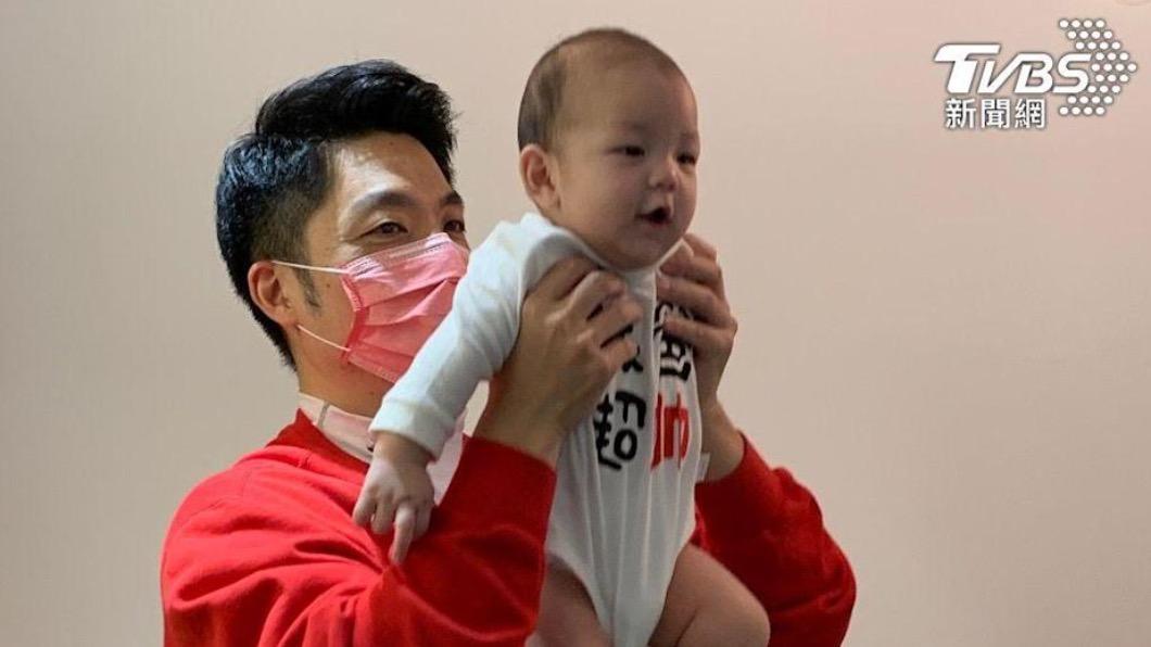 蔣萬安二兒子蔣得宇去年7月才出生，隨即要迎接第三胎。（圖／TVBS資料畫面）