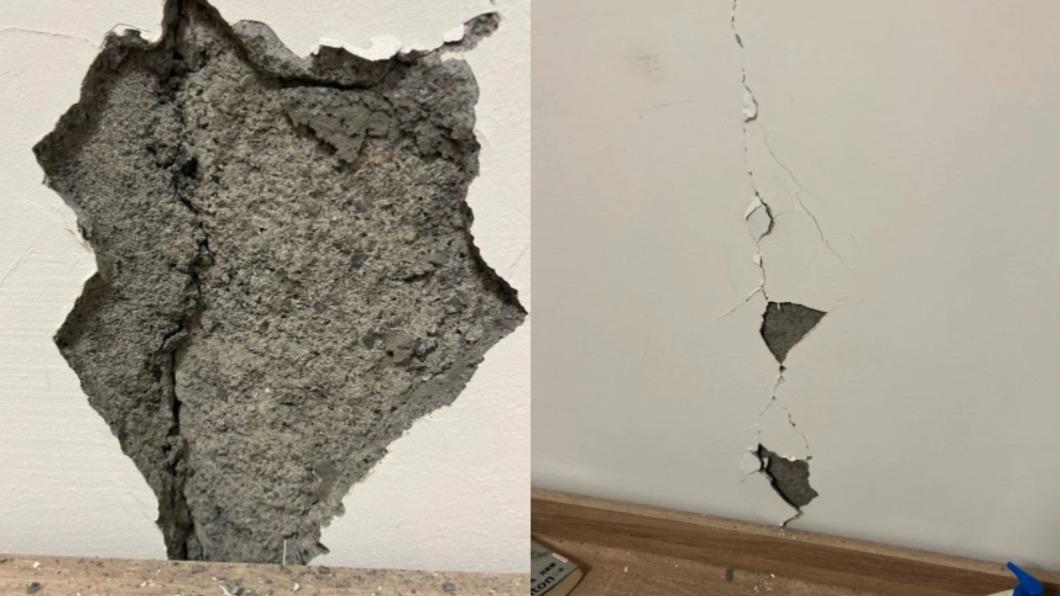 可怕!強震後房間牆壁現「超深裂痕」 專家授3招查屋況
