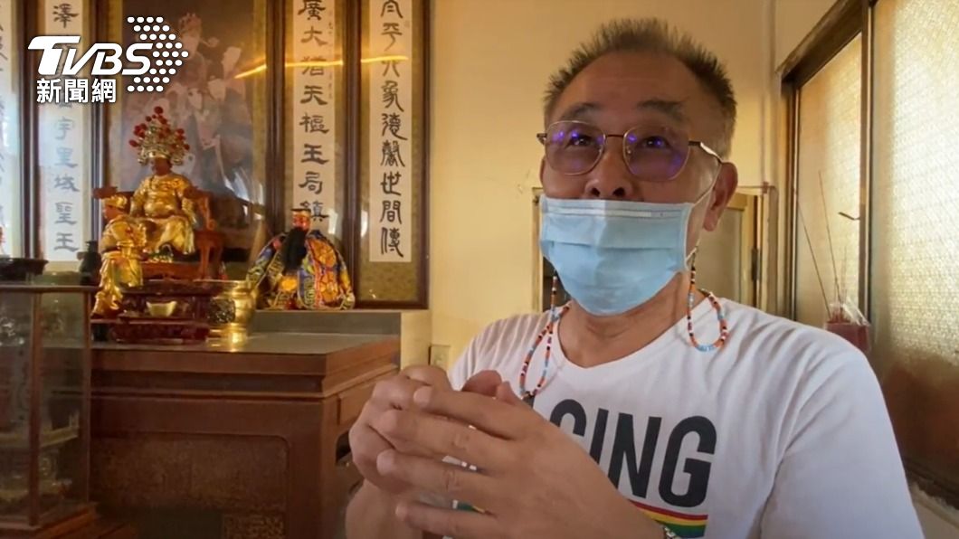 王先生驚呼有神蹟。（圖／TVBS）