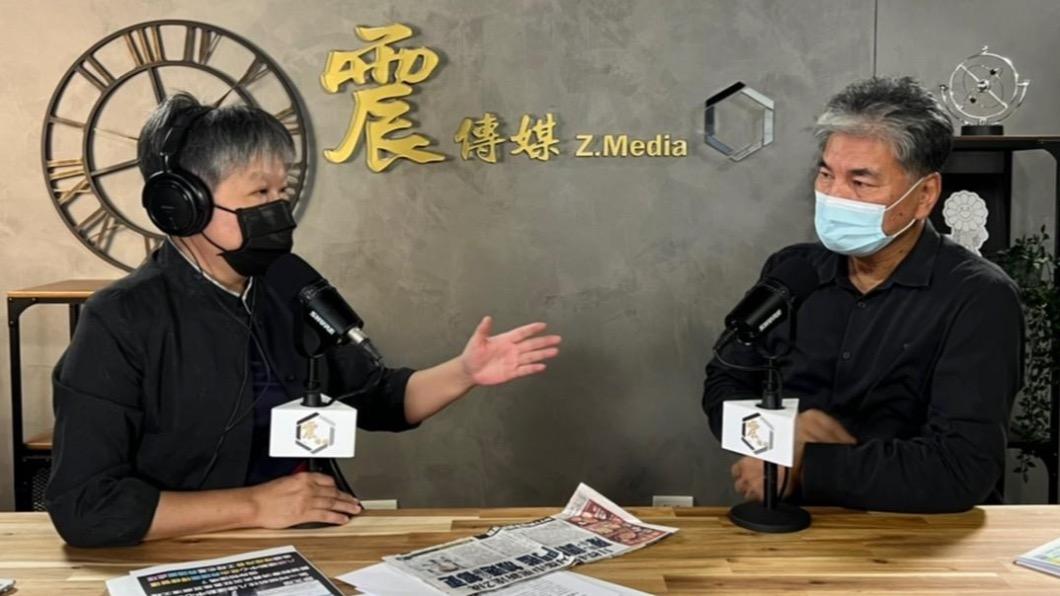 內政部前部長李鴻源(右)質疑八德運動中心標案資料被下架。(圖/震傳媒提供)