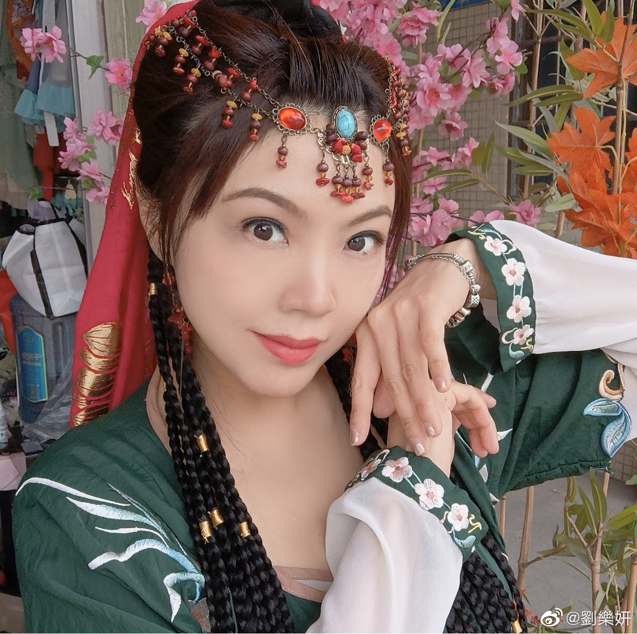 劉樂妍移居大陸多年。(圖/翻攝自劉樂妍微博)