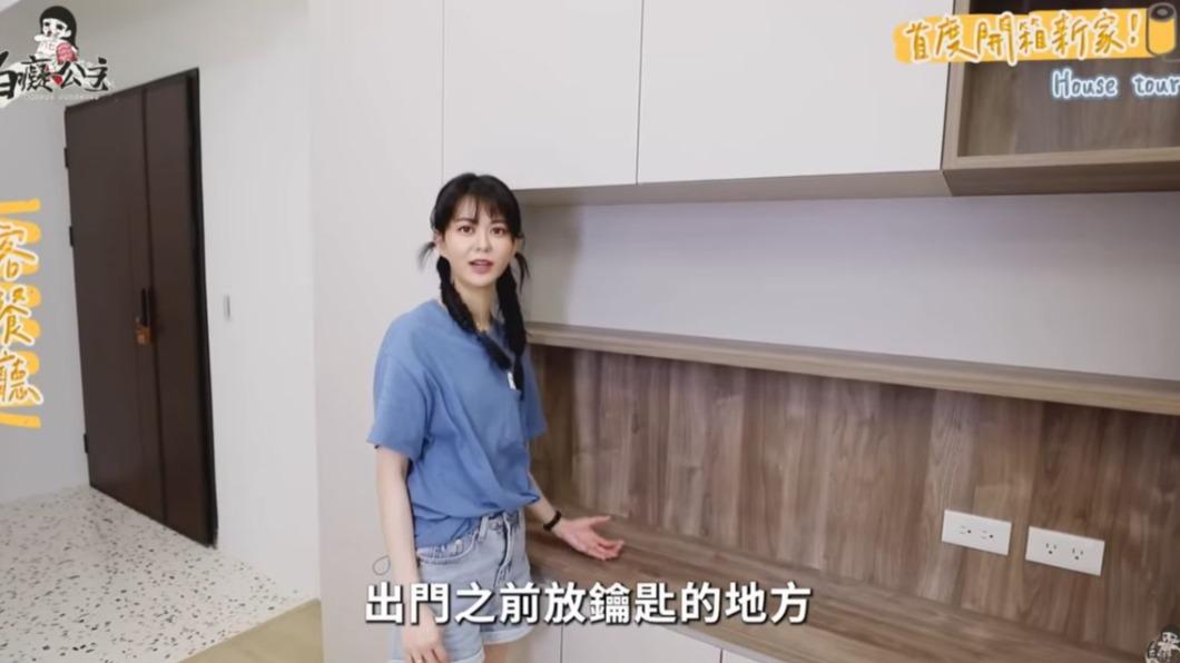 白癡公主透露裝潢費約在100萬元左右。(圖/翻攝自白癡公主YouTube)