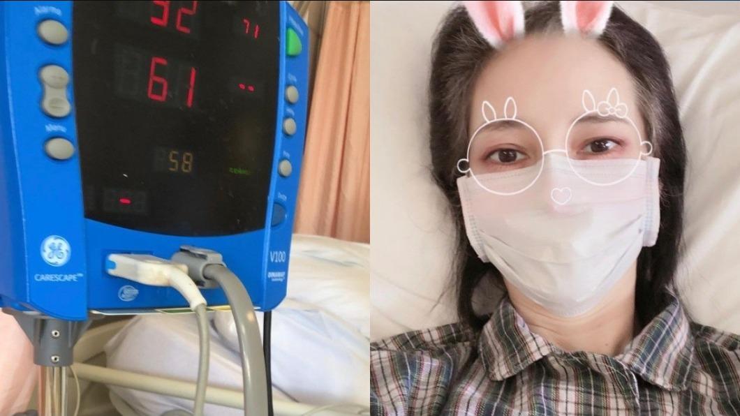鄭豔麗先前就曾因厭食症進加護病房。（圖／翻攝自鄭豔麗IG）