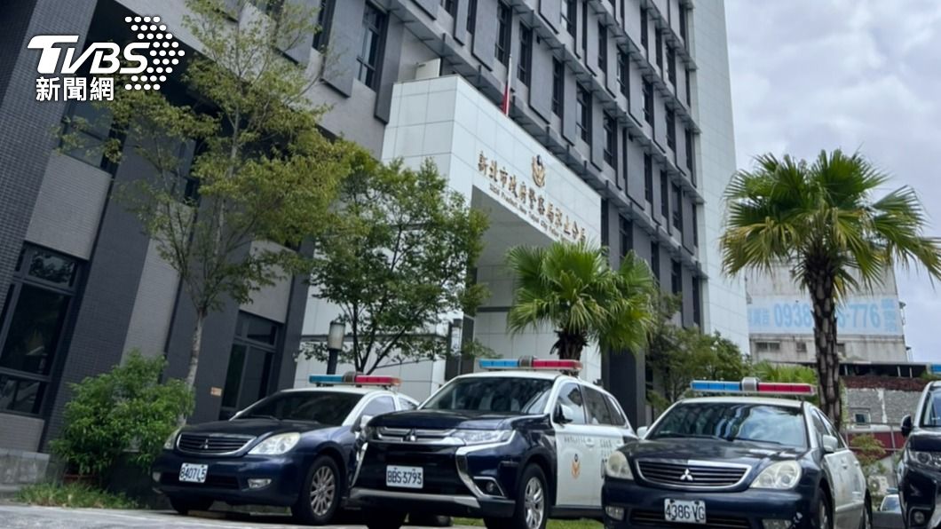 汐止警分局員警墜樓。（圖／TVBS）