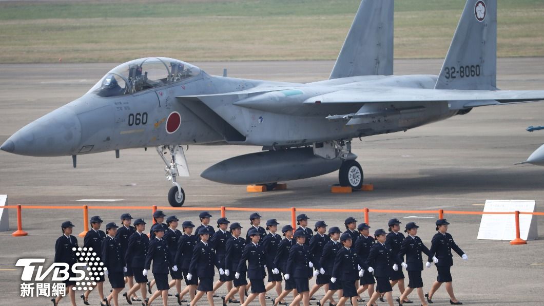 日本航空自衛隊現役的F-15戰機。(圖/達志影像美聯社)