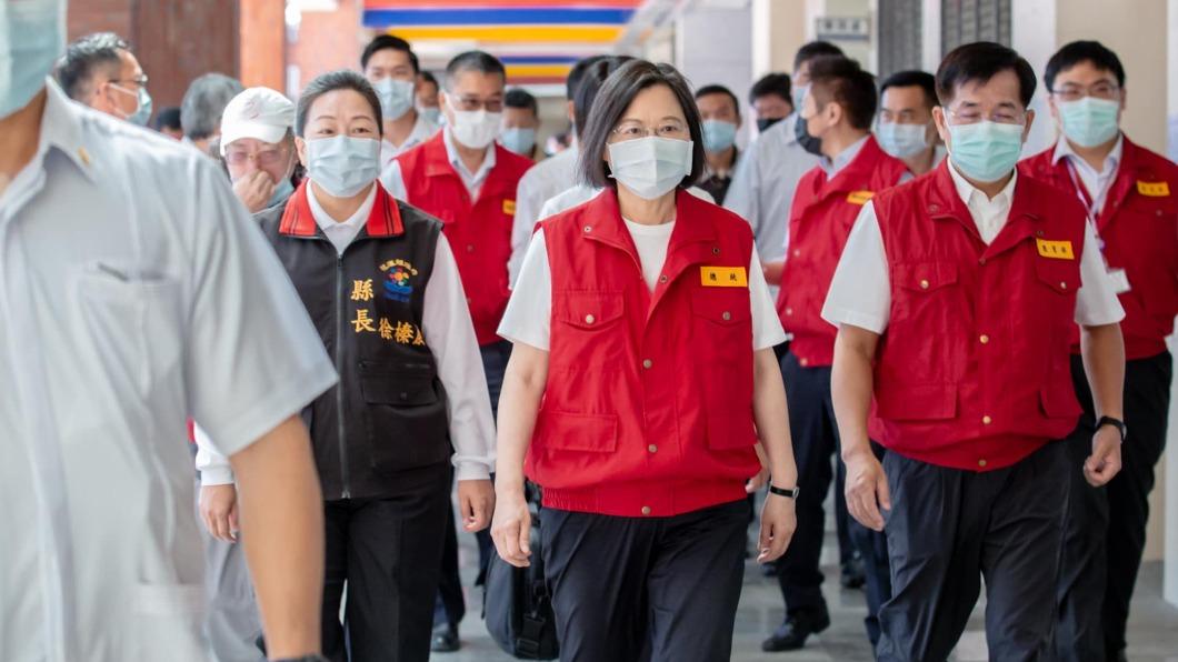 蔡英文視察花蓮地震災情　動支災害準備金傾力恢復正常