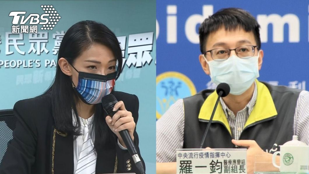 民眾黨新竹市長參選人高虹安、醫療應變組副組長羅一鈞。（圖／TVBS資料畫面）