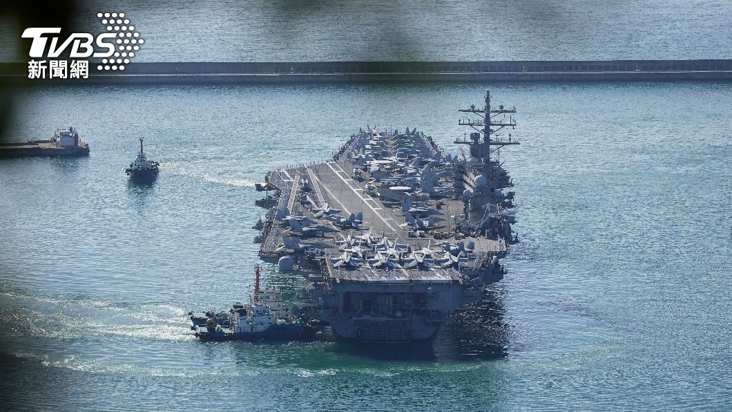 嚇阻北韓威脅!美航空母艦雷根號抵南韓 近4年首見