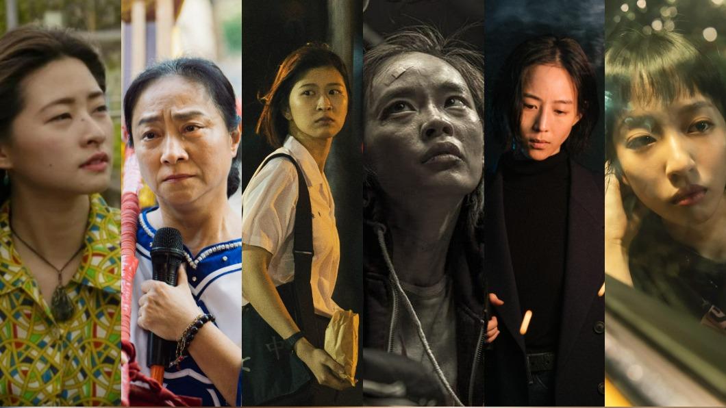 左起李亞臻、楊麗音、江宜蓉、劉雅瑟、張鈞甯、王渝萱。(圖/片商提供;翻攝自文策院官網、臉書)