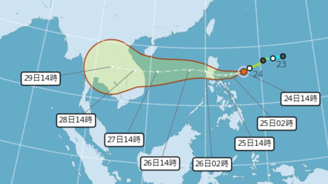 颱風不影響台灣。（圖／中央氣象局）
