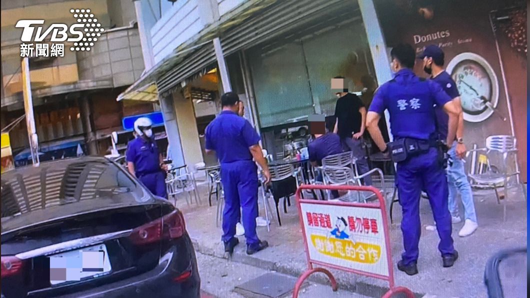 大豐二路某咖啡廳驚傳砍人案。（圖／TVBS)