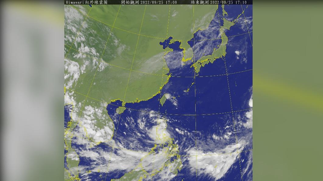 TD20未來不會往台灣方向移動。（圖／氣象局）