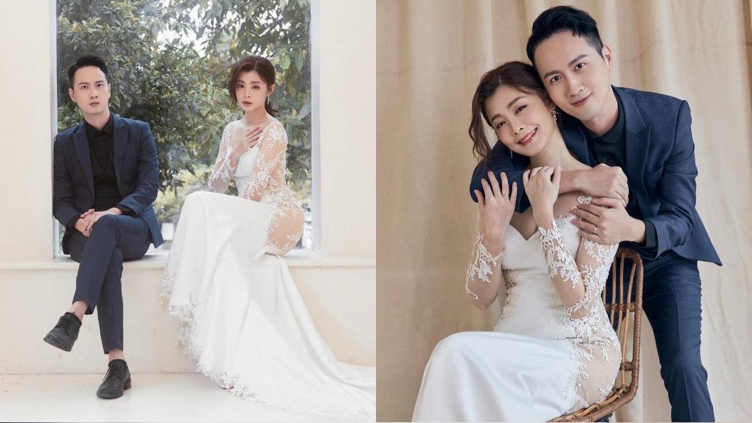 夏如芝與張捷於2020年結婚。(圖/翻攝自夏如芝IG)