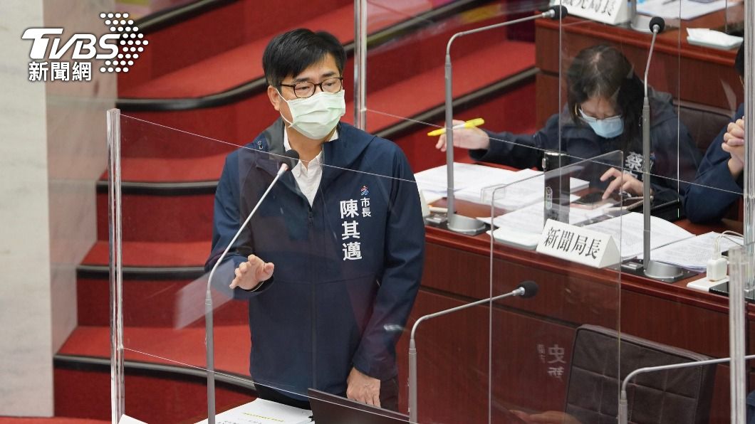 高雄市長陳其邁。(圖/TVBS)