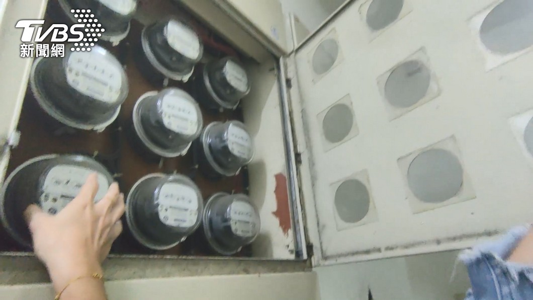 網友恰巧記錄下抄表員紀錄當時的電表度數。(示意圖,與當事無關/TVBS資料畫面)
