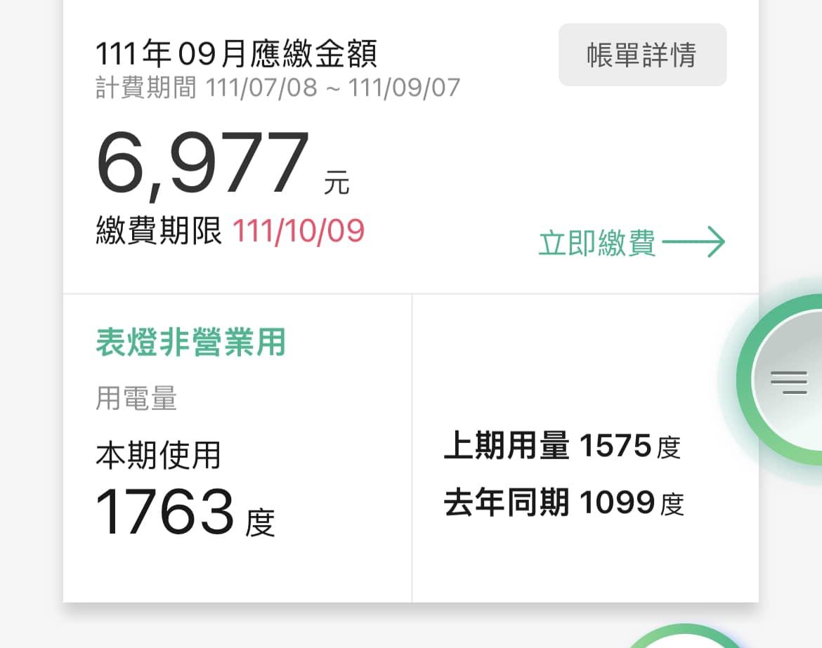 電費比去年同期多了近700度。(圖/翻攝自爆怨2公社)