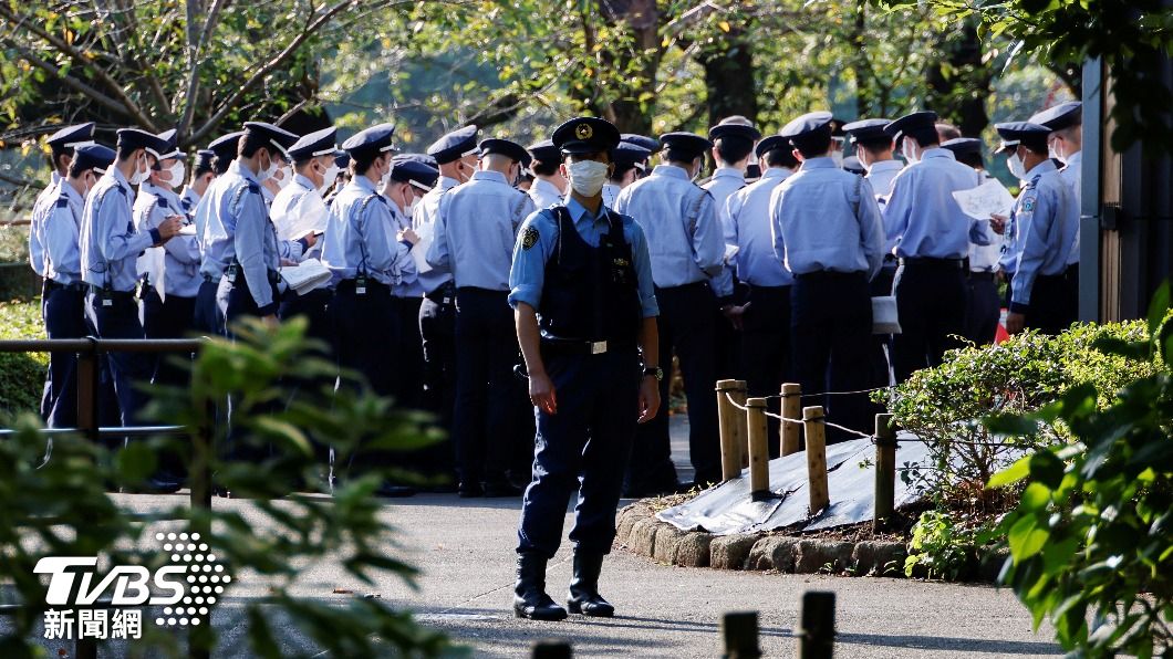 東京都今日派出2萬警力維安。（圖／達志影像路透社）