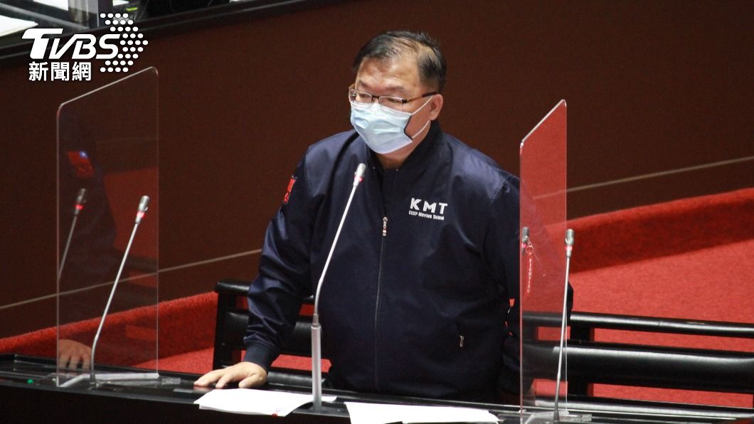 國民黨立委李德維上午進行質詢。(圖/TVBS)