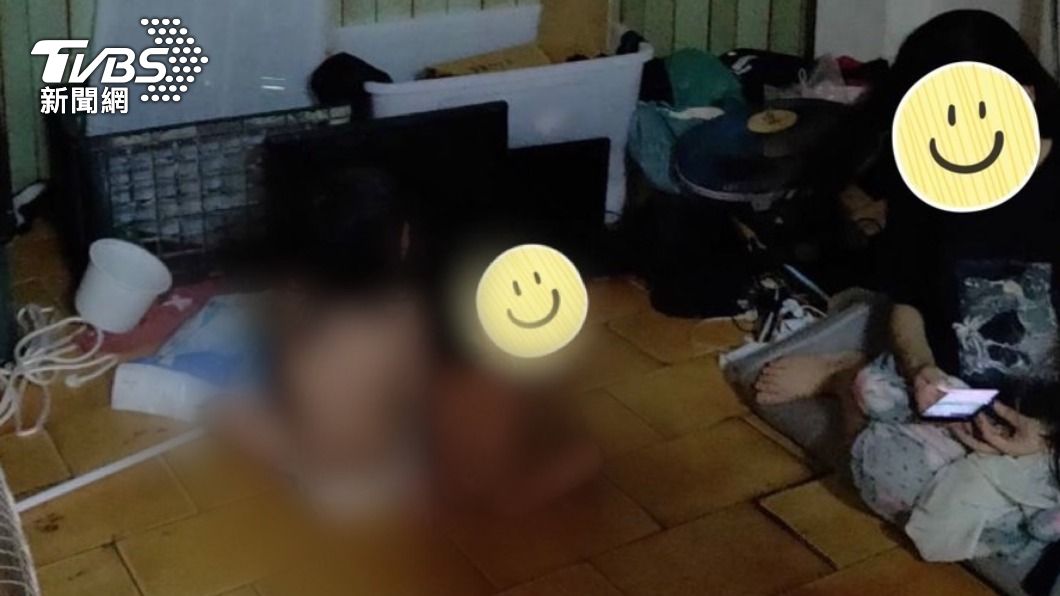 1家6口僅靠夫賺收入少 孕妻急產3子無人顧叩警幫忙