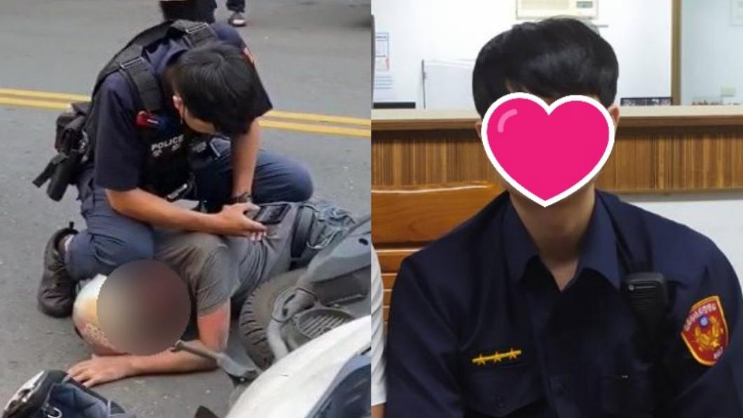 單手壓制無照男!霸氣抓人網歪樓狂盯 25歲帥警正面曝