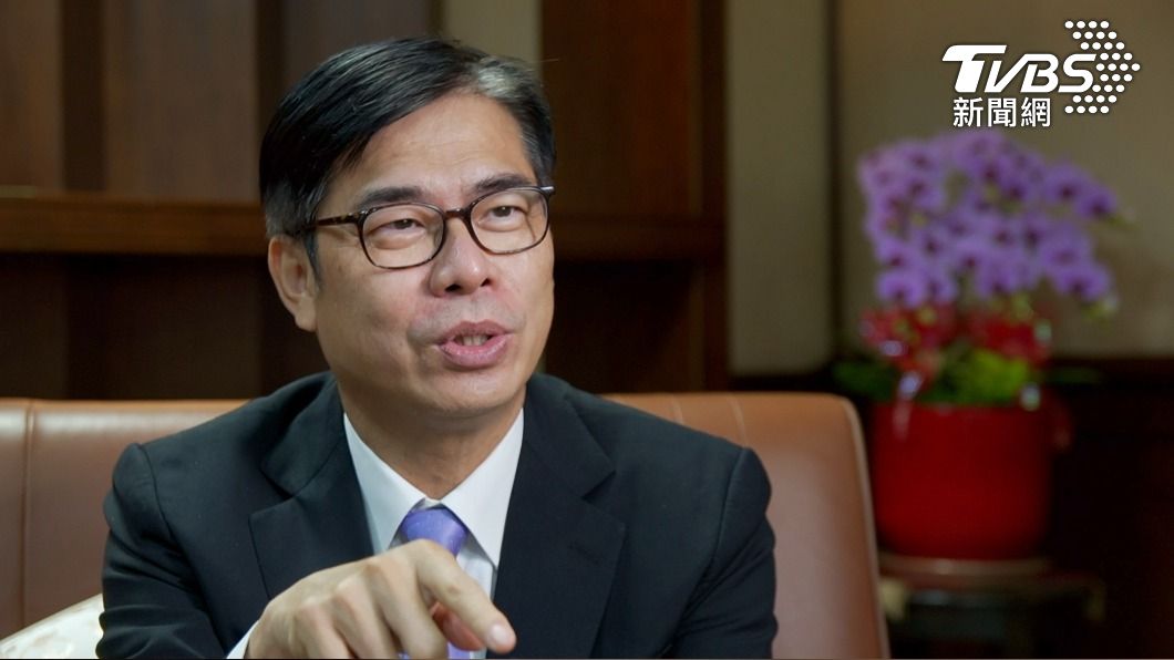 爭取連任的高雄市長陳其邁。(圖/TVBS)