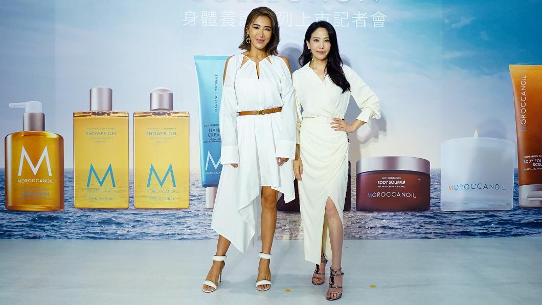 小禎和吳依霖出席活動。（圖／MOROCCANOIL提供）